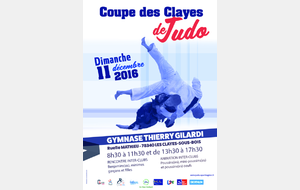 COUPE DES CLAYES DE JUDO DIMANCHE 11 DECEMBRE 2016